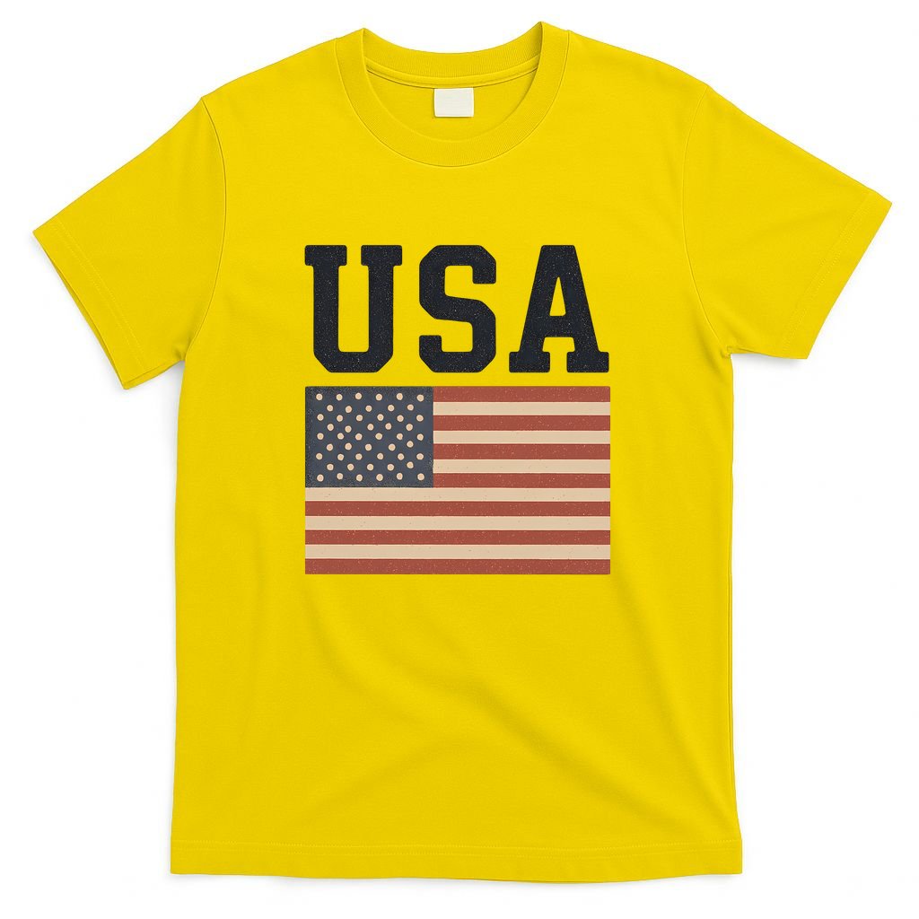 USA Flag Graphic T-Shirt