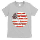 Usa Flag Patriotic Basketball Gift T-Shirt