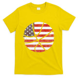 Usa Flag Patriotic Basketball Gift T-Shirt