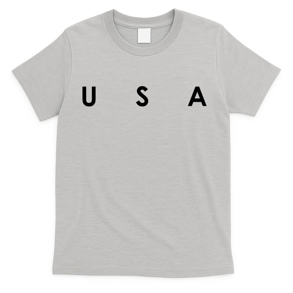 USA Flag Patriotic Front & Back United States Of America Pride T-Shirt