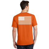 USA Flag Patriotic Front & Back United States Of America Pride T-Shirt