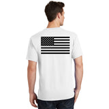 USA Flag Patriotic Front & Back United States Of America Pride T-Shirt