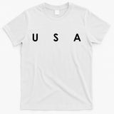 USA Flag Patriotic Front & Back United States Of America Pride T-Shirt