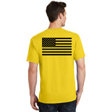 USA Flag Patriotic Front & Back United States Of America Pride T-Shirt