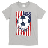 USA Flag Soccer Lover T-Shirt