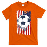 USA Flag Soccer Lover T-Shirt