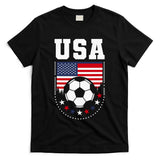 Usa Flag Soccer Fan T-Shirt