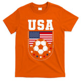 Usa Flag Soccer Fan T-Shirt
