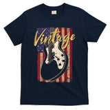 USA Flag Vintage Guitar Patriotic Instrument T-Shirt