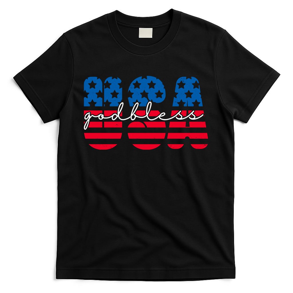 USA God Bless Patriot Celebration T-Shirt