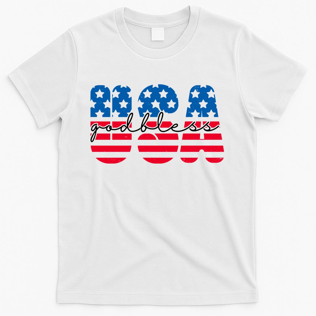 USA God Bless Patriot Celebration T-Shirt