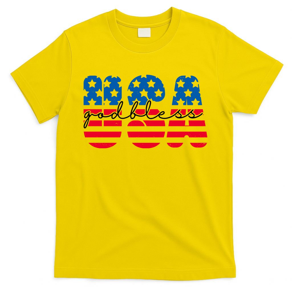 USA God Bless Patriot Celebration T-Shirt