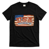 USA Independence Day Vintage Flag T-Shirt