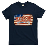 USA Independence Day Vintage Flag T-Shirt