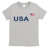 Usa Lacrosse Flag Gift T-Shirt