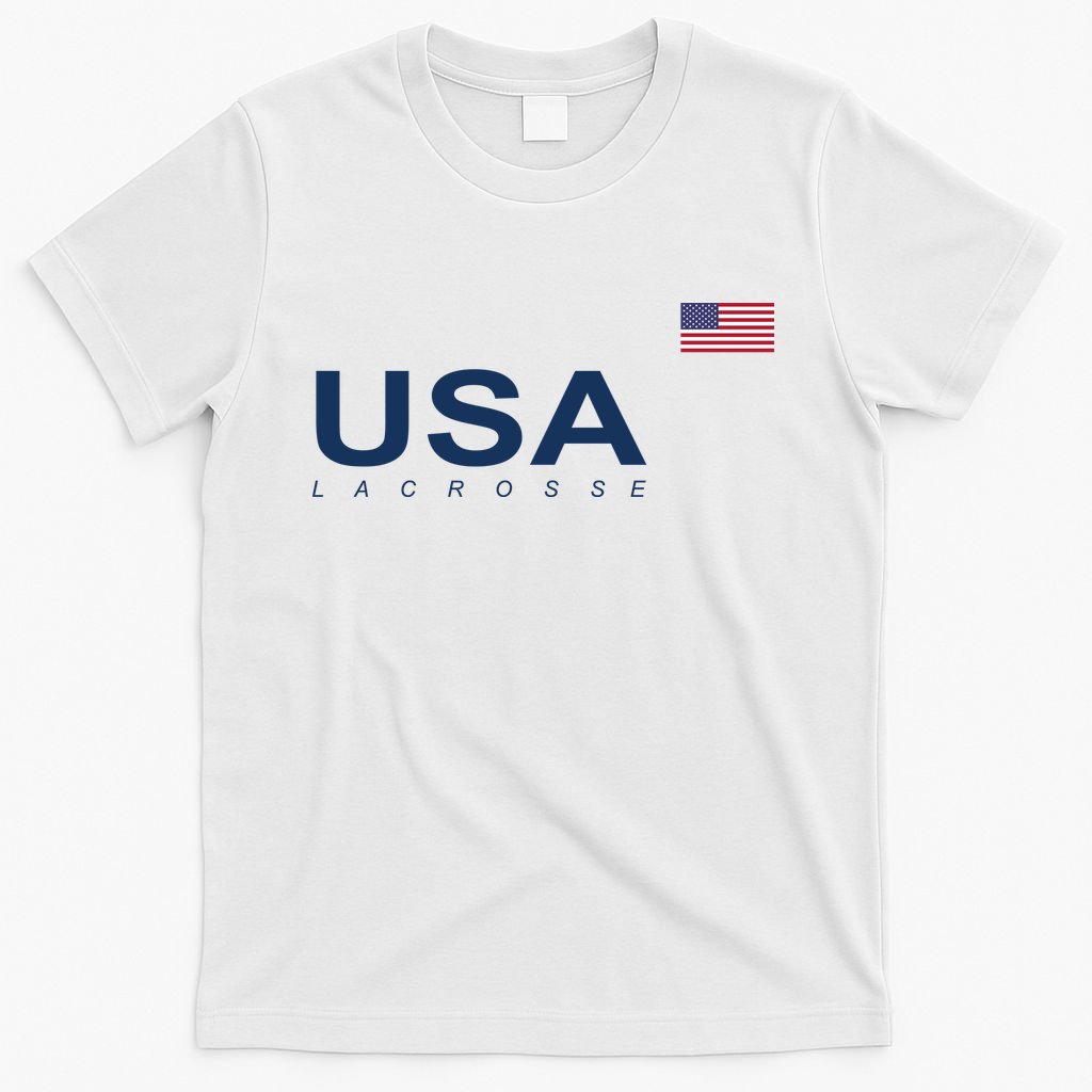 Usa Lacrosse Flag Gift T-Shirt
