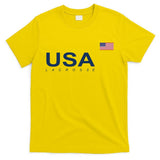 Usa Lacrosse Flag Gift T-Shirt