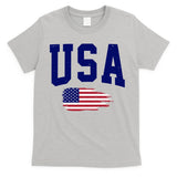 USA Logo Vintage Team Flag America T-Shirt