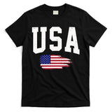 USA Logo Vintage Team Flag America T-Shirt