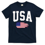 USA Logo Vintage Team Flag America T-Shirt