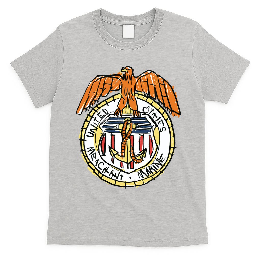 USA Marine Badge Doodle T-Shirt