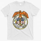 USA Marine Badge Doodle T-Shirt