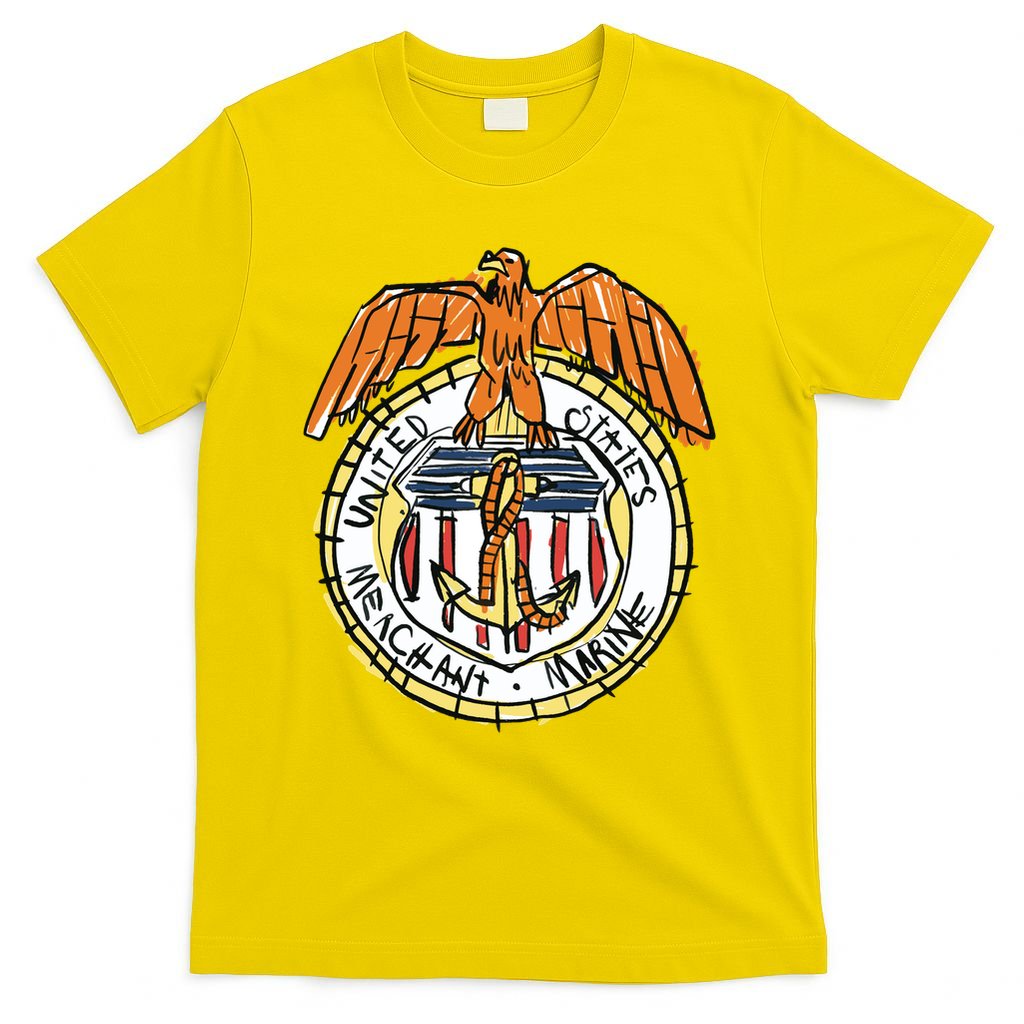USA Marine Badge Doodle T-Shirt