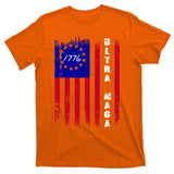 Ultra MAGA Betsy Ross USA Flag Trump 2024 Anti Biden T-Shirt