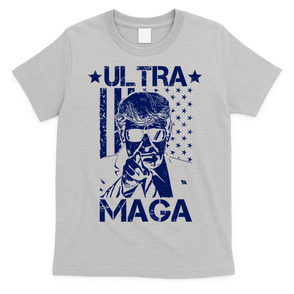 Ultra Maga Donald Trump USA Flag T-Shirt