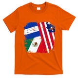 USA Mexico Honduras Flags T-Shirt