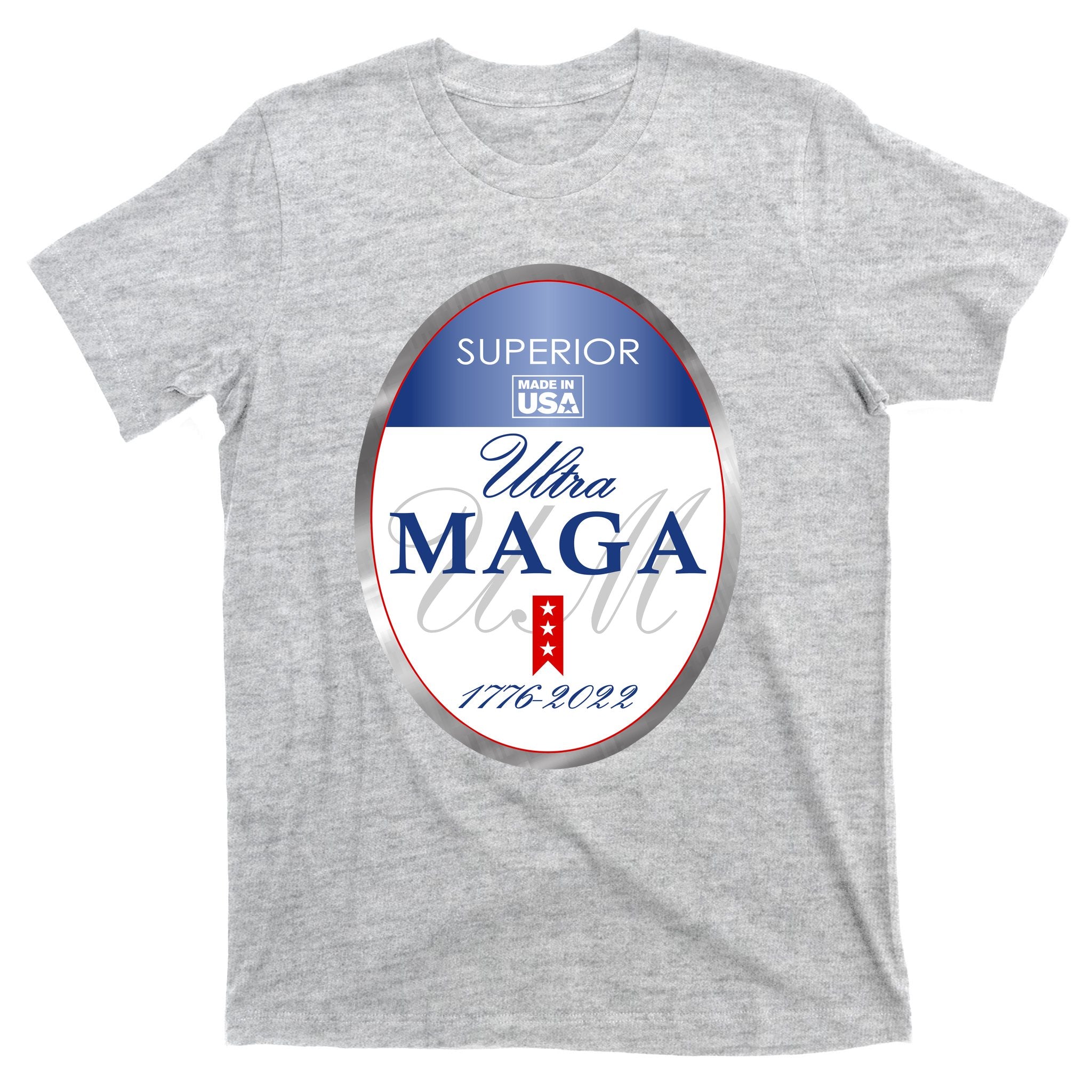 Ultra MAGA Superior 1776 2022 Parody Trump 2024 Anti Biden T-Shirt