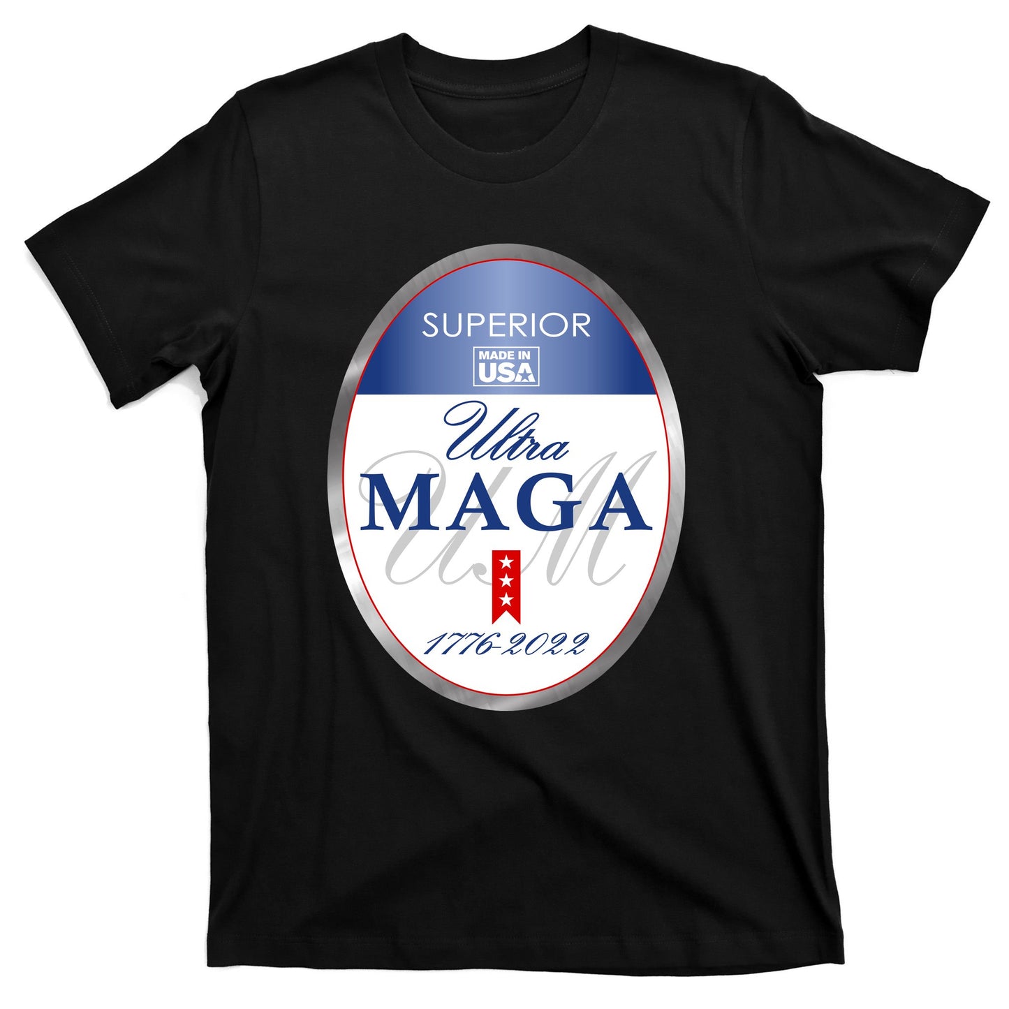 Ultra MAGA Superior 1776 2022 Parody Trump 2024 Anti Biden T-Shirt
