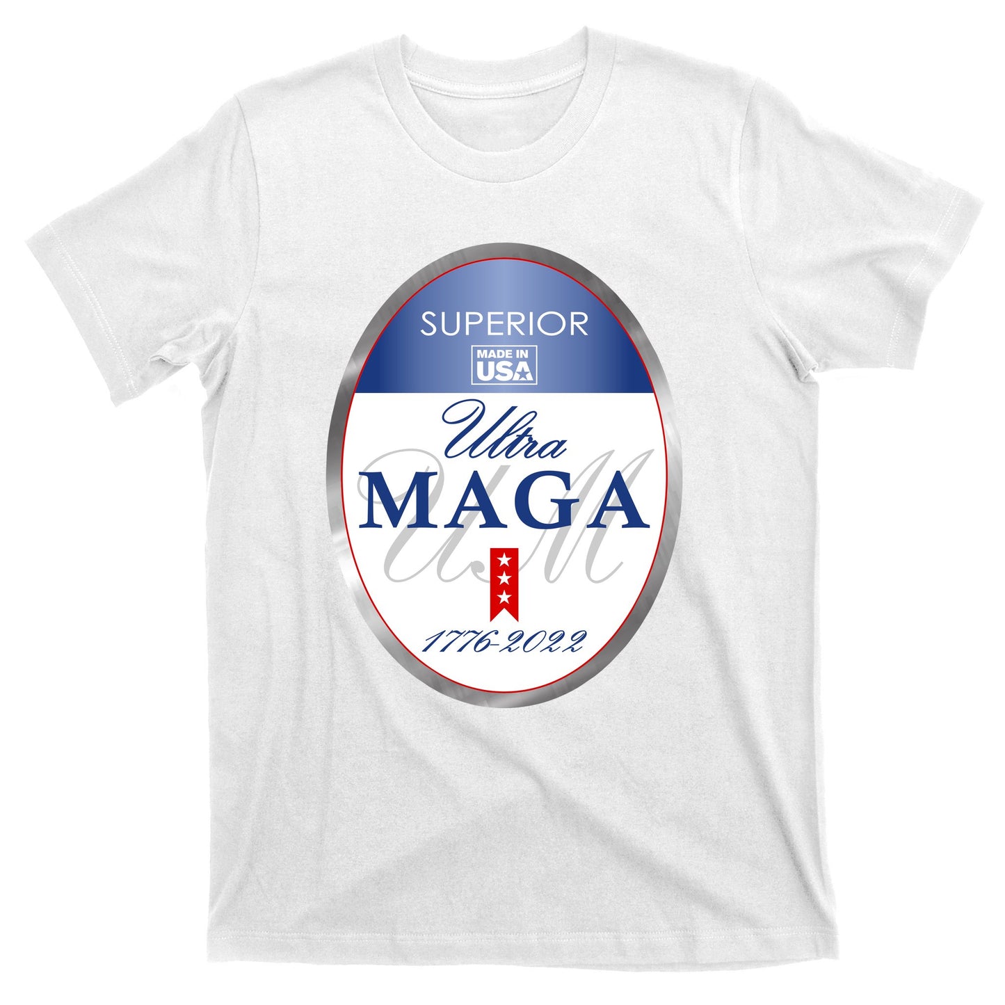 Ultra MAGA Superior 1776 2022 Parody Trump 2024 Anti Biden T-Shirt