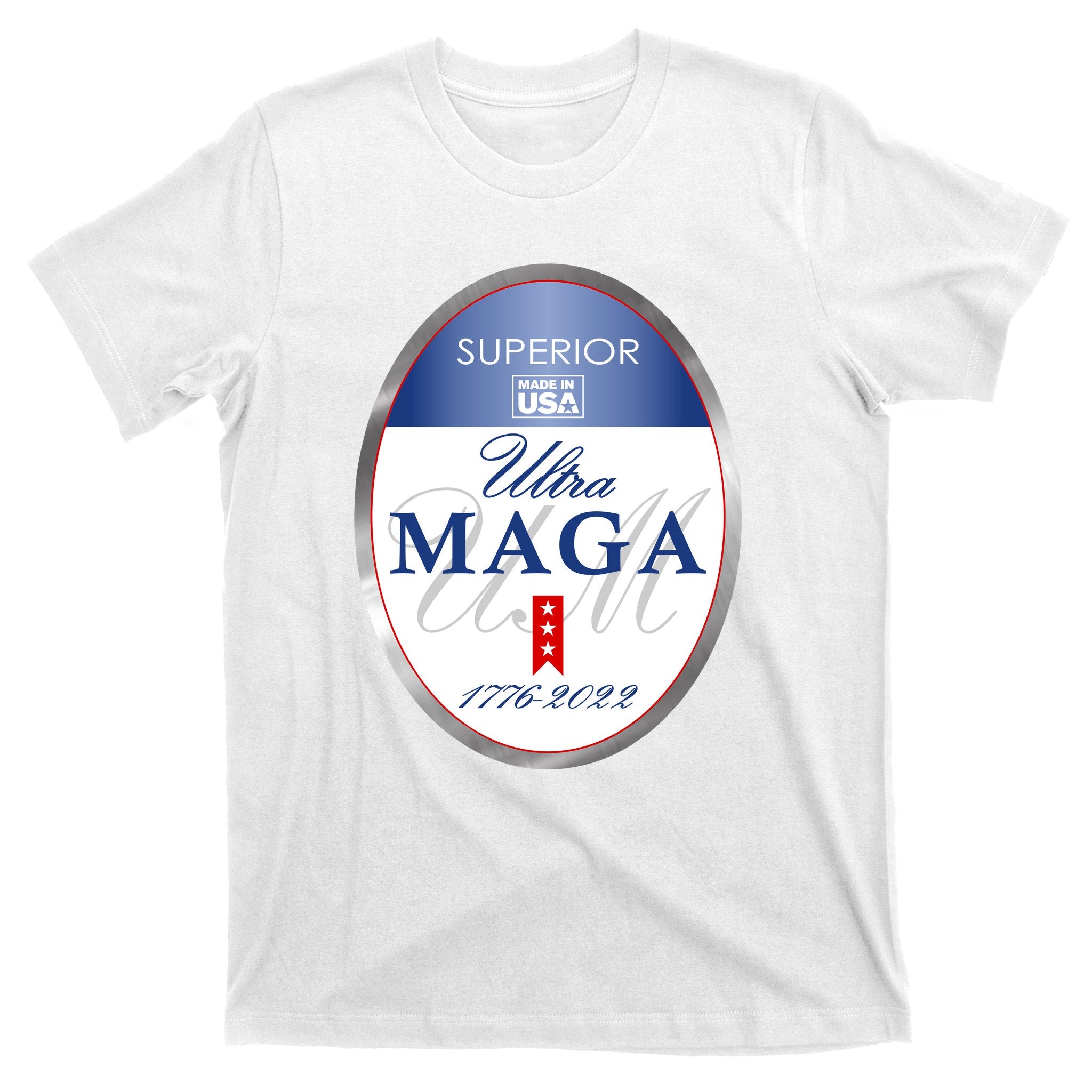 Ultra MAGA Superior 1776 2022 Parody Trump 2024 Anti Biden T-Shirt