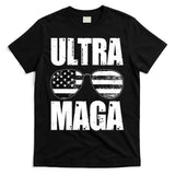 Ultra Maga USA Flag Sunglasses T-Shirt