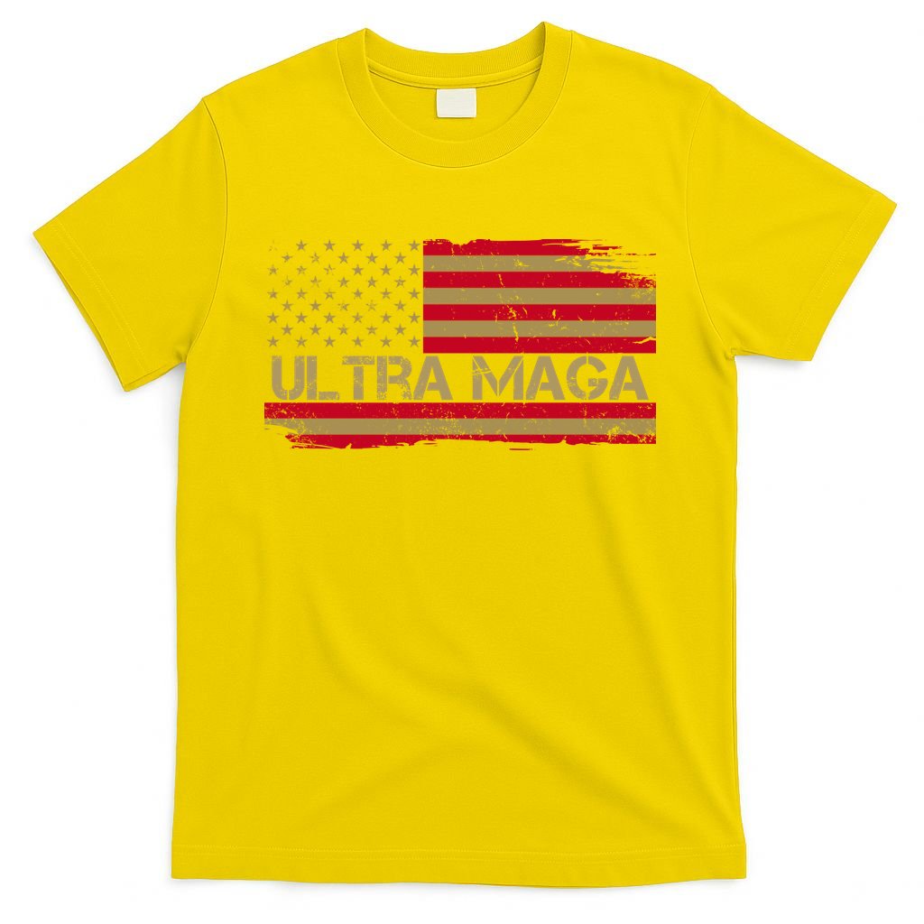 Ultra Maga Usa Vintage Flag T-Shirt