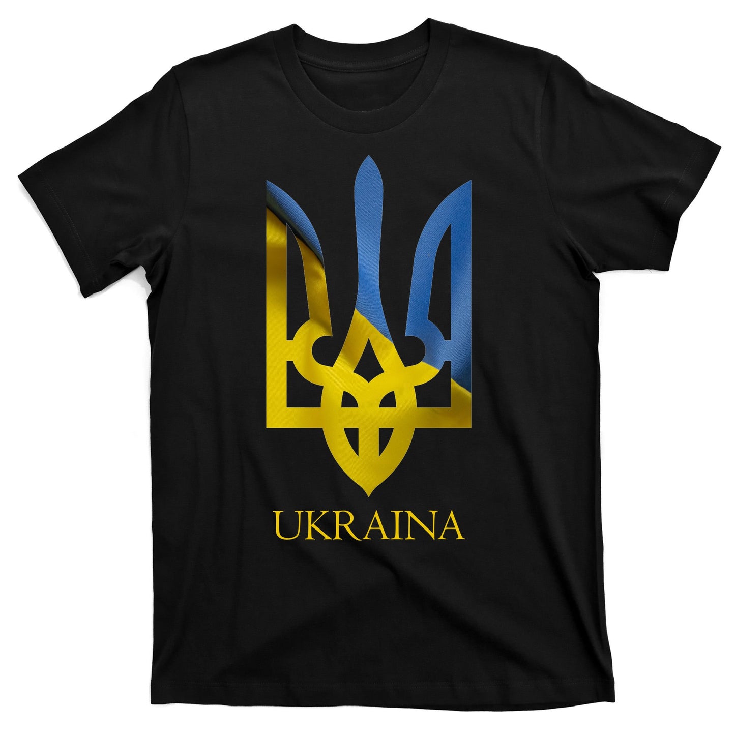 Ukraine National Coat Of Arms Ukraina Ukrainian Trident T-Shirt