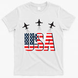 USA Pilot 4th Of July Patriotic T-Shirt
