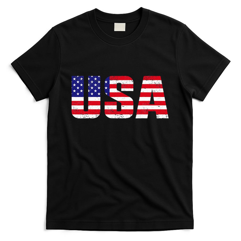 Usa Patriotic American Flag T-Shirt