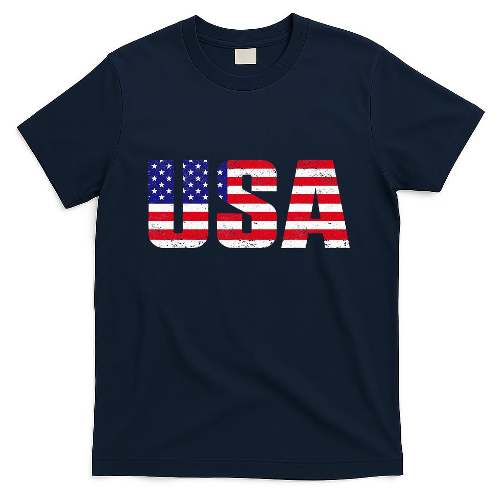 Usa Patriotic American Flag T-Shirt