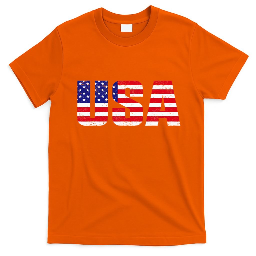 Usa Patriotic American Flag T-Shirt