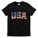 Usa Patriotic American Flag 4th Of July T-Shirt