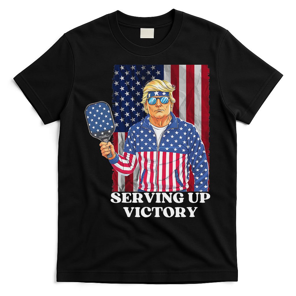 Usa Pickleball Champ Patriotic Trump Political T-Shirt
