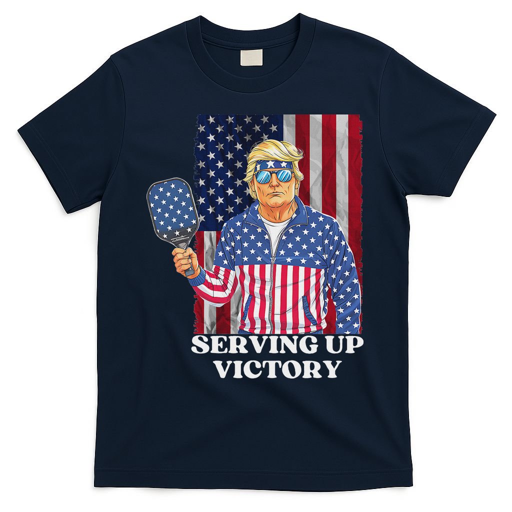 Usa Pickleball Champ Patriotic Trump Political T-Shirt