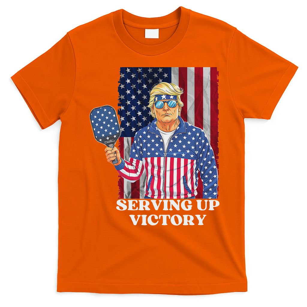 Usa Pickleball Champ Patriotic Trump Political T-Shirt
