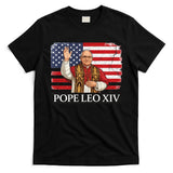 USA Pope Leo XIV Robert American Flag T-Shirt
