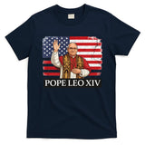 USA Pope Leo XIV Robert American Flag T-Shirt