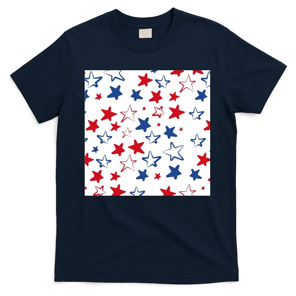 USA Pattern Stars T-Shirt