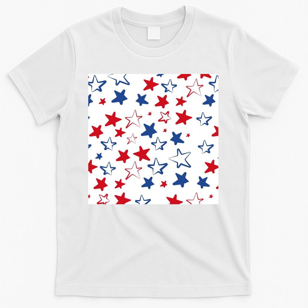 USA Pattern Stars T-Shirt