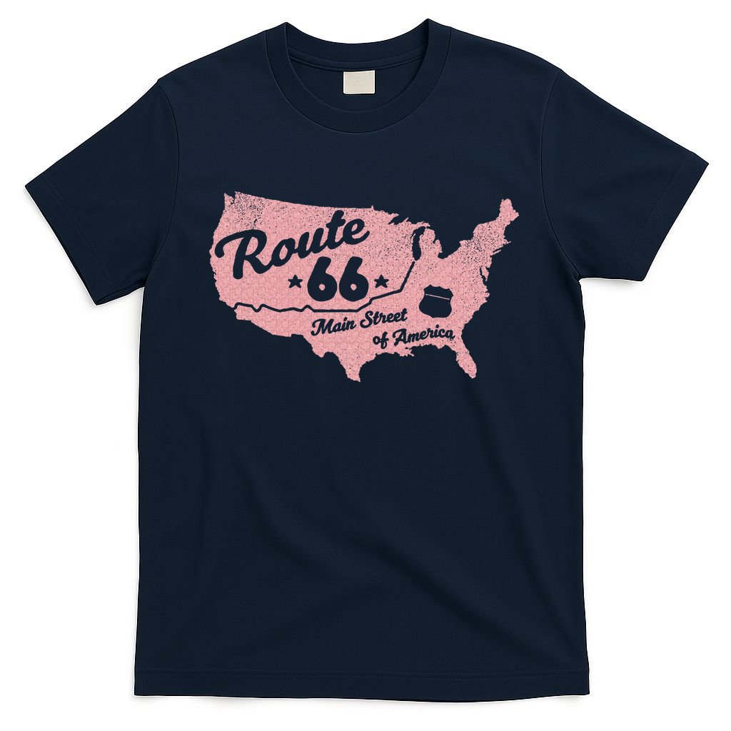 USA Route 66 Main Street Of America  T-Shirt